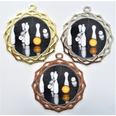 Kuželky medaile DI7003-L215 – Zboží Dáma