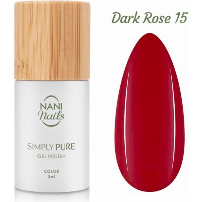 NANI gel lak Simply Pure Dark Rose 5 ml – Zbozi.Blesk.cz
