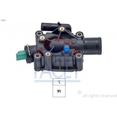 Termostat, chladivo FACET 7.8671 | Zboží Auto