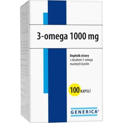 Generica 3 Omega 1000 100 kapslí – Hledejceny.cz