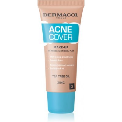 Dermacol Acne Cover zklidňující make-up s Tea Tree oil No. 3 30 ml