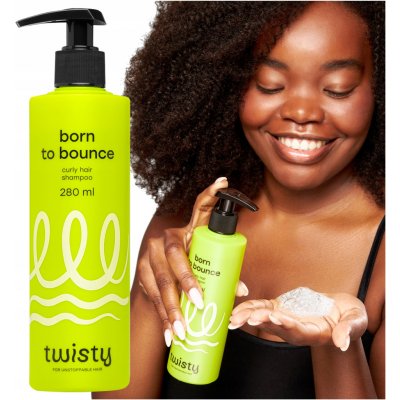 Twisty Born To Bounce šampon pro kudrnaté vlasy 280 ml – Sleviste.cz