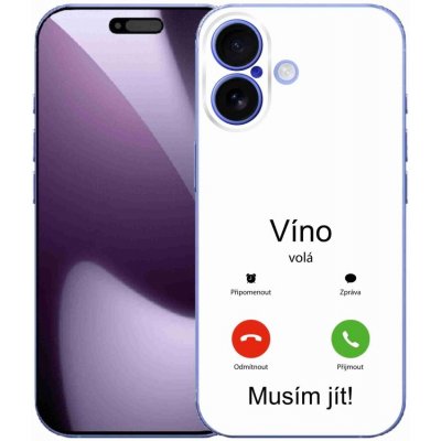 mmCase na iPhone 17 - víno volá bílé pozadí – Zboží Mobilmania