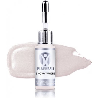 Purebeau 48 Snowy White bílá barva na permanentní makeup 3 ml