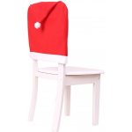 Textilomanie Vánoční potah na židli SANTA CLAUS červený 1 ks – Zboží Dáma