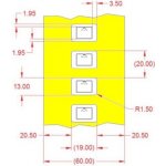 UHF RFID tag, ALN-9613 Small Item Higgs 3, 19mm x 13mm, samolepící – Zboží Živě