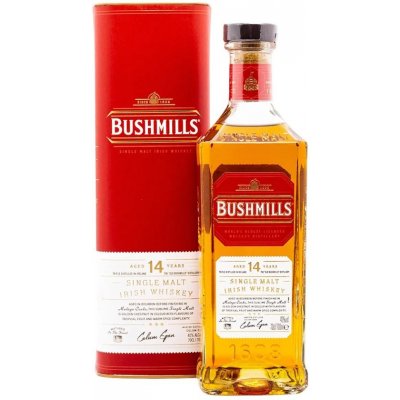 Bushmills 14y Rare 40% 0,7 l (tuba) – Hledejceny.cz