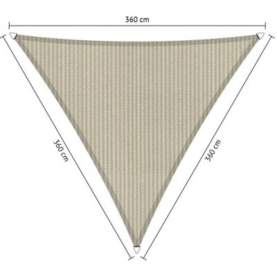 Lazy Momo shadow 3,6 x 3,6 x 3,6 m sahara písková – Zboží Dáma