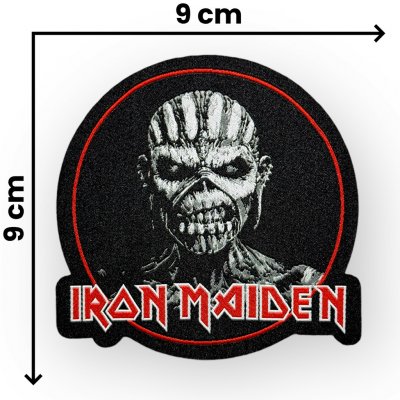 Nášivka - Iron Maiden - kulatá – Sleviste.cz