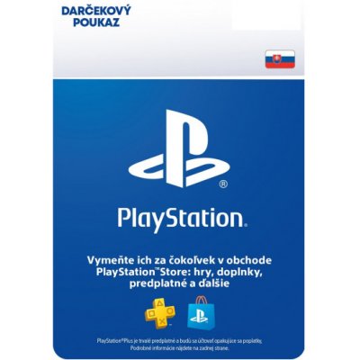 PlayStation dárková karta 80 € SK
