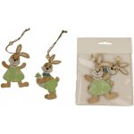 Zajíc k zavěšení, 4 ks D4041-15 – Zboží Dáma