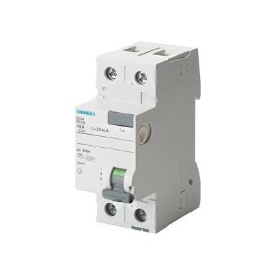 Siemens 2P 40A 0,03A typu AC 5SV4314-0