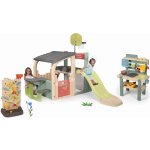 Smoby Set hrací centrum Multisport Fun Center se skluzavkou stříkající vodní chobotnice a houpačka – Zboží Dáma