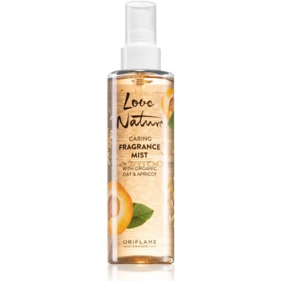 Oriflame Love Nature Organic Oat & Apricot osvěžující tělový sprej 200 ml