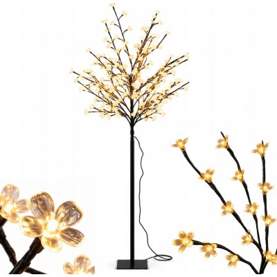 Dekorativní stromek Gordon černý 150 cm 200 LED – Hledejceny.cz