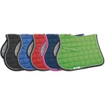 EQUESTRO Podsedlová dečka White trim limetková – Sleviste.cz