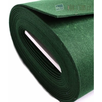 Filc zelený, šíře 45 cm﻿ - zbytek látky, délka 100 cm – Sleviste.cz
