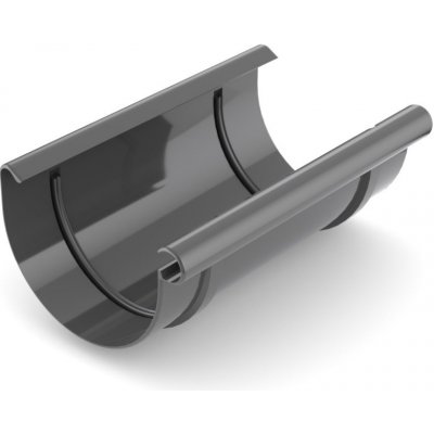 Bryza Spojka žlabu Ø 75 mm plast RAL 7021 antracit – HobbyKompas.cz