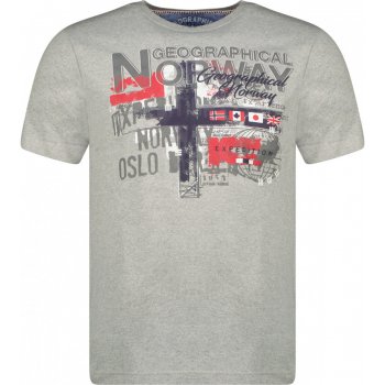 Geographical Norway tričko JETCHUP men šedá