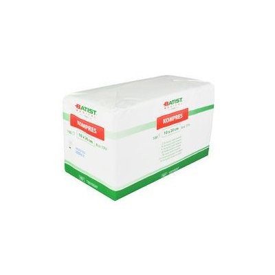 BATIST Kompres gáza nesterilní 100 ks Rozměr: 10 x 20 cm – Zboží Dáma