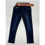 H.L.Xiang chlapecké stylové džíny tmavě modré – Zboží Dáma