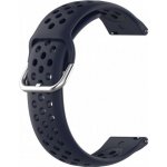 BStrap Silicone Dots řemínek na Huawei Watch GT2 42mm, navy blue SSG013C0707