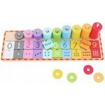 Trefl Dřevěné počítadlo s anglickými čísly a žetóny – Sleviste.cz