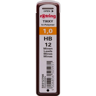 Rotring tuhy do mikrotužky 1,0 mm, HB S0312700 12 ks – Zboží Živě