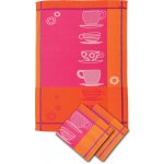 Sleep-well žakárové utěrky extra savé 50 x 70 cm ŠÁLKY ČERVENÉ 3 ks – Hledejceny.cz