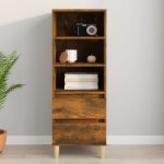 zahrada-XL Skříň highboard kouřový dub 40 x 36 x 110 cm kompozitní dřevo – Zboží Mobilmania