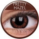 MaxVue ColorVue Big Eyes Pretty Hazel tříměsíční nedioptrické 2 čočky – Zboží Dáma