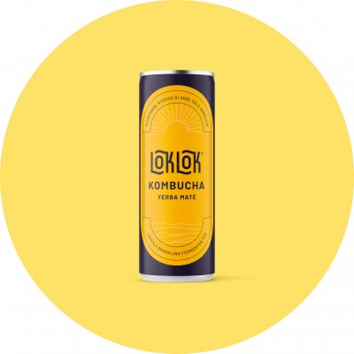 Loklok Kombucha Yerba Maté 250 ml – Zboží Dáma