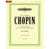 Noty a zpěvník Edition Peters Noty pro piano The Complete Chopin Waltzes