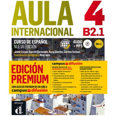 Aula Internacional Nueva edición 4 B2.1 - Premium – Libro del alumno + CD – Hledejceny.cz