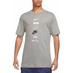 Nike NSW TEE CLUB HDY PK4 tričko s krátkým rukávem šedá