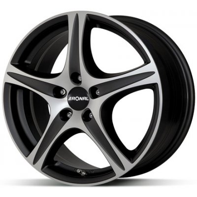 Ronal R56 6x15 4x100 ET38 matt black polished – Zboží Mobilmania