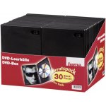 Hama obal na DVD 11495 1 CD/DVD/Blu-Ray černá plast 30 ks – Zboží Živě