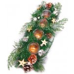 Goba Adventní svícen obdélník jehličí 44 × 15 cm – Sleviste.cz