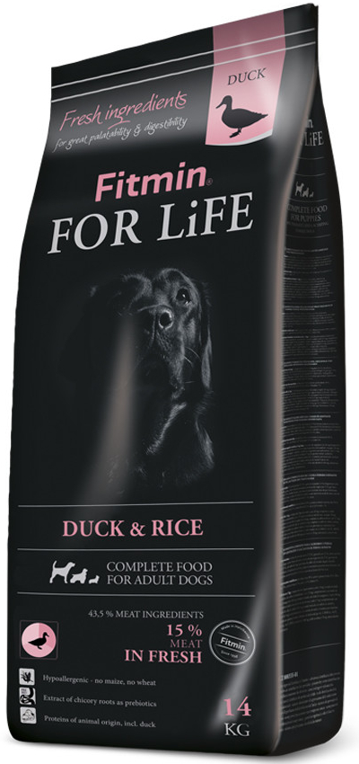 Fitmin For Life Fitmin dog For Life Duck & Rice 2,5 kg