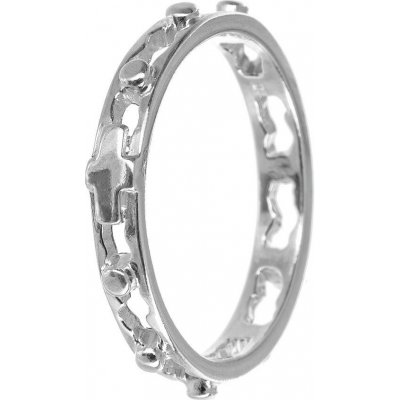 Argento Stříbrný prsten růženec 72697 – Hledejceny.cz