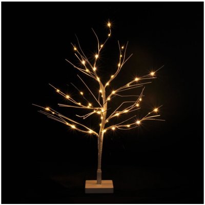 Solight LED zimní stromek 50x LED 60cm 3xAA 1V247 – Zboží Mobilmania