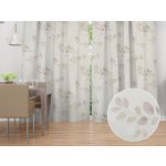 Biante Bavlněný závěs Sandra SA-681 Eukalyptové listy na světlém pastelově zeleném 140x190 cm – Hledejceny.cz