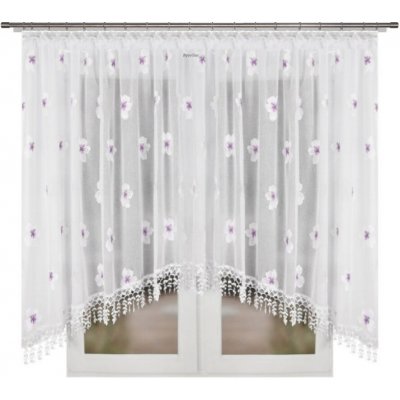 Fliying Hotová záclona Rozálie fialová 400x160 cm – Hledejceny.cz