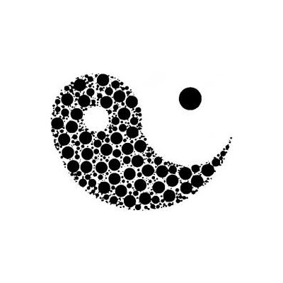 Jing a jang plastová šablona 167 G 29x29cm – HobbyKompas.cz