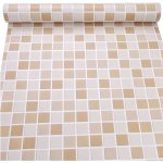 IMPOL TRADE 9197 Samolepící tapety mozaika béžová se stříbrnou spárou 45 cm x 10 m – Hledejceny.cz