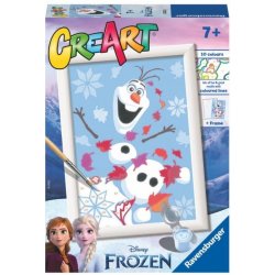 Zuty malování podle čísel Ravensburger Kreativní a výtvarné hračky CreArt Disney Ledové království Rozesmátý Olaf