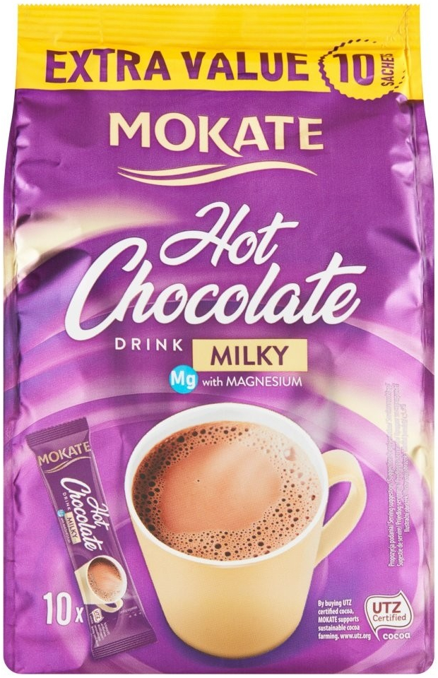 Mokate Caffetteria Milk chocolate drink instantní čokoládový nápoj 180 g od 32 Kč Heureka.cz