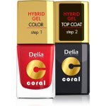 Delia Hybrid Coral Gel lak 25 bílý 11 ml – Hledejceny.cz