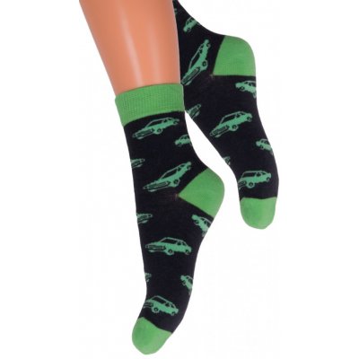 Steven klasické ponožky 014/24 zelená – Zboží Mobilmania