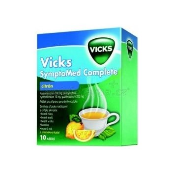 VICKS SYMPTOMED FORTE CITRÓN POR 1000MG/12,2MG POR PLV SOL SCC 10